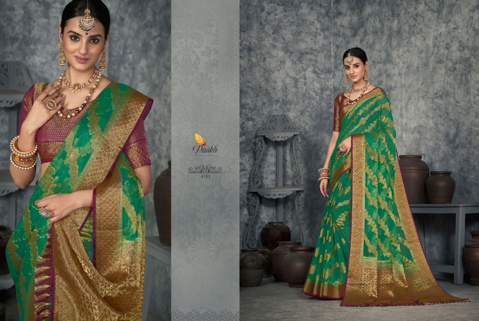 Pankh Suchitra Silk Vol 1 Designer Sarees Catalog
